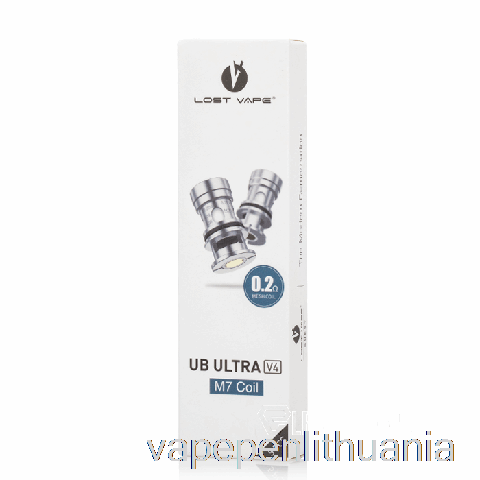 Pamestas Vape Ultra Boost Pakeitimo Ritės [v4] 0,2ohm M7 Coils Vape Skystis